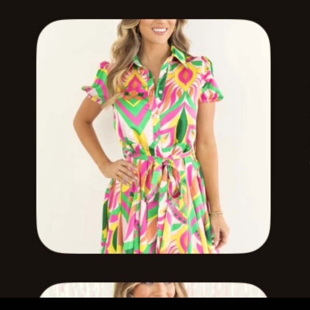 Boutique Avara summer dress S NWT